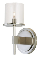  WS229ACRSNL2 - Wall Sconce Eldora Clear Satin Nickel LED G4 JC 2W